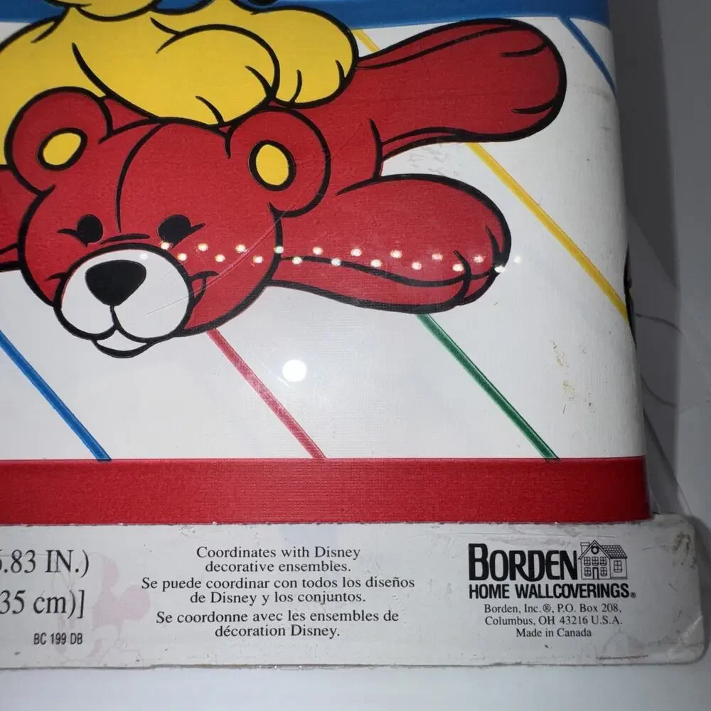 Vintage Disney Babies Baby Mickey Pluto Wallpaper Border Sealed 15 Ft Borden NOS